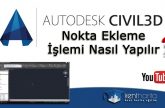 autocad-civil-nokta-ekleme